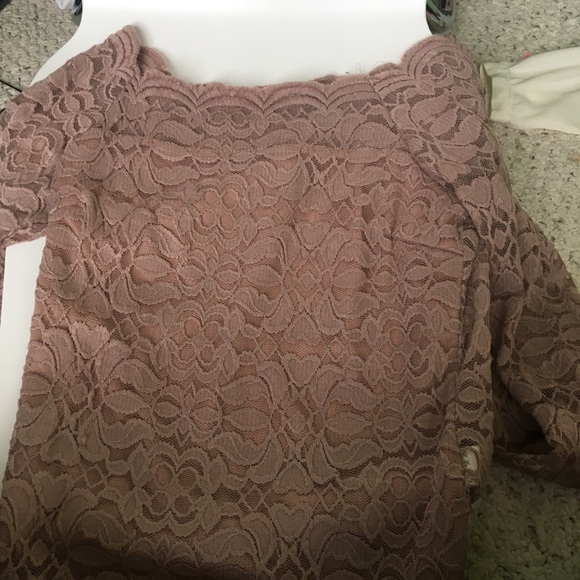 Charlotte Russe Other - Off the shoulder lace top